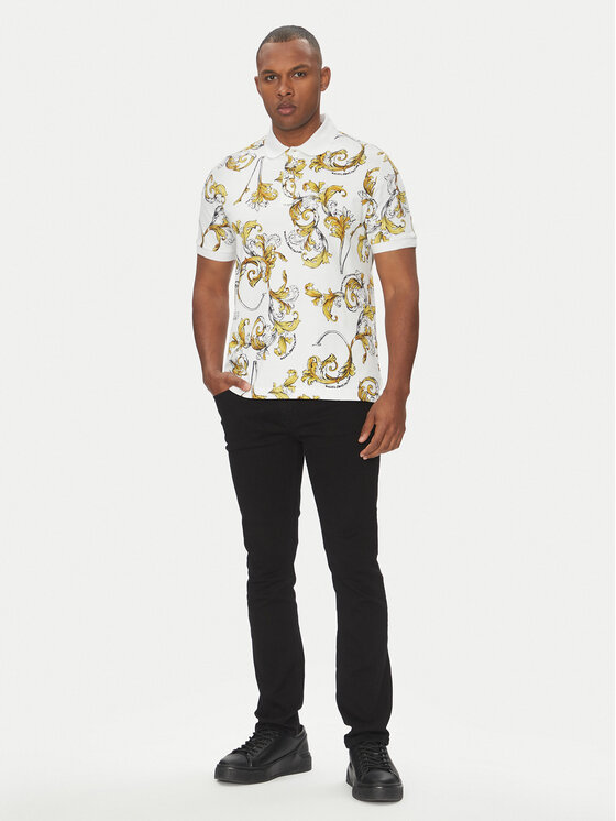 Versace Jeans Couture Versace Jeans Couture Polokošeľa 78GAG6S0 Biela Regular Fit