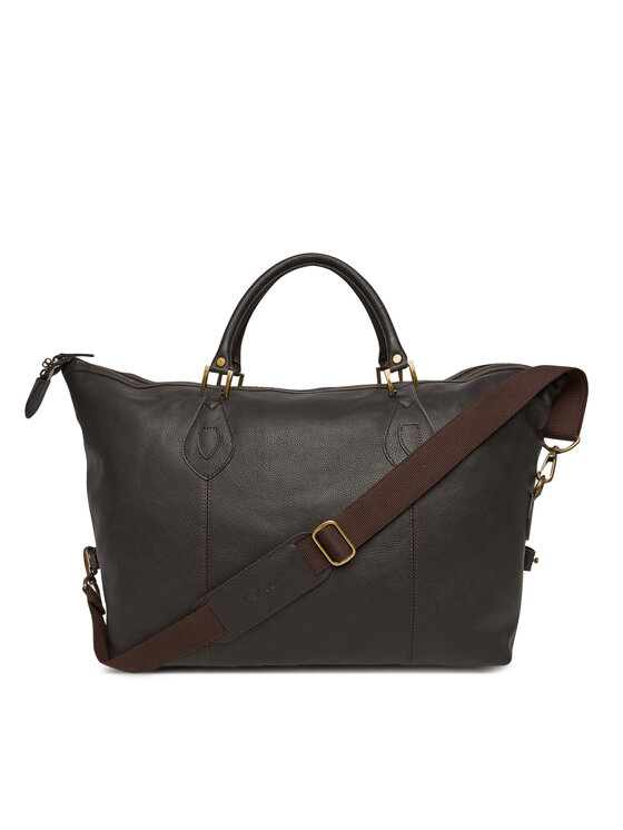 Barbour Barbour Tasche Leather Medium Travel Explorer UBA0008BR91 Braun