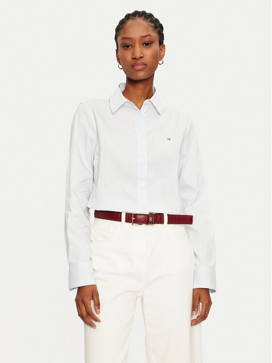 Tommy Hilfiger Tommy Hilfiger Camicia WW0WW44084 Celeste Regular Fit