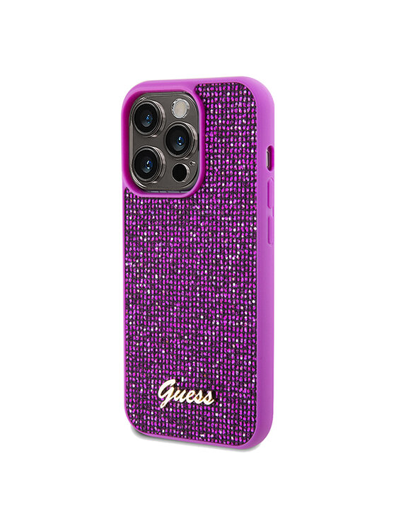 Guess Guess Etui na telefon iPhone 14 Pro Różowy