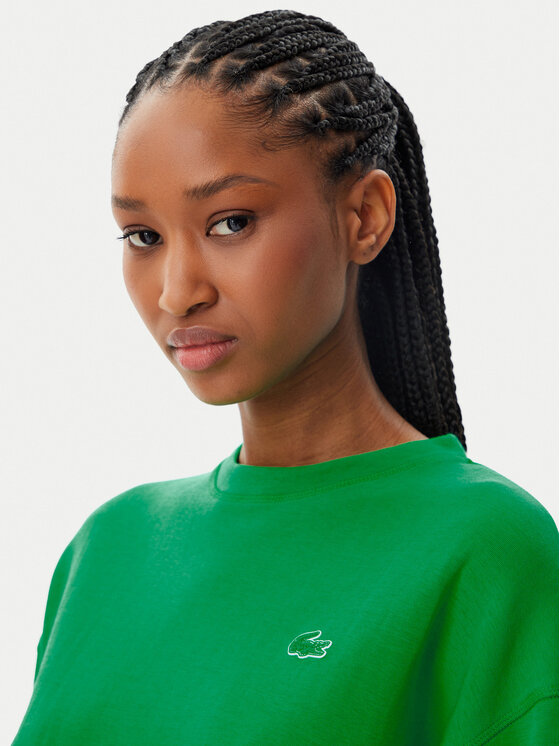 Lacoste Lacoste Pulóver SF5614 Zöld Oversize