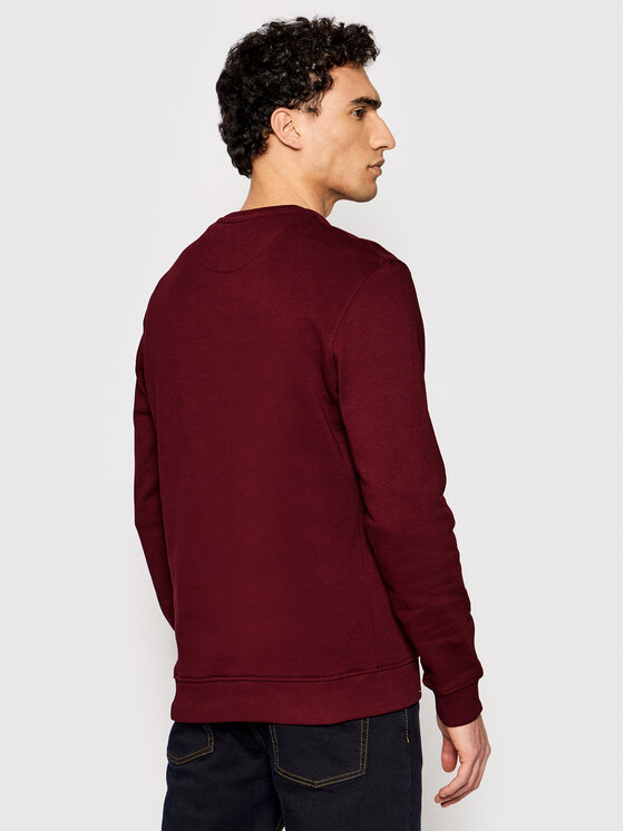 Lyle & Scott Lyle & Scott Μπλούζα Crew Neck ML424VTR Μπορντό Regular Fit