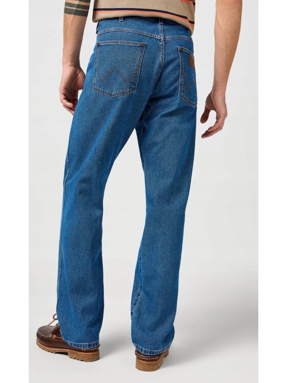 Wrangler Wrangler Jeansy Frontier Niebieski Relaxed Fit