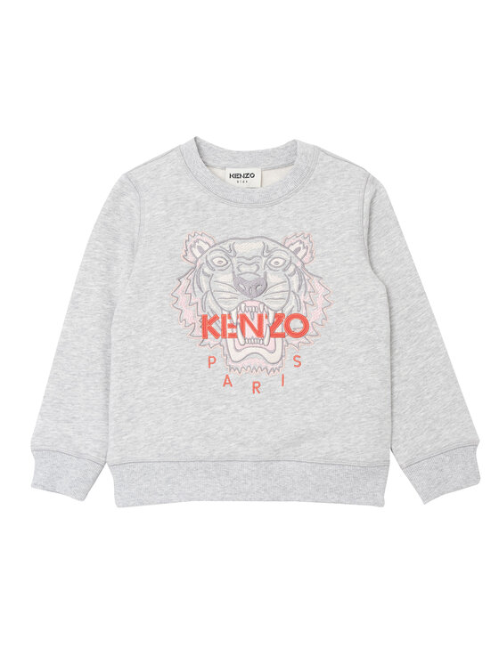 Kenzo Kids Džemperis ar kapuci K15649 S Pelēks Regular Fit