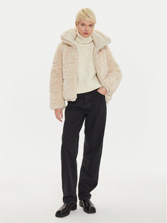 Save The Duck Save The Duck Кожух D31990W CURL19 Бежов Regular Fit