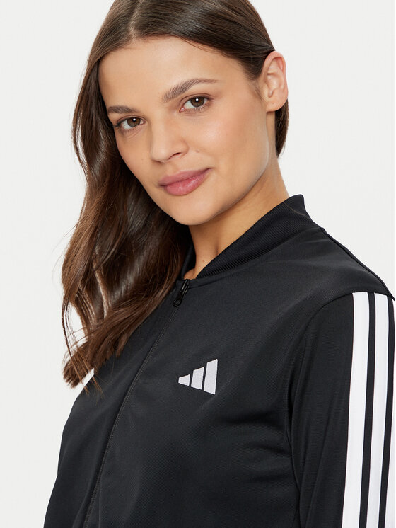 adidas adidas Спортивний костюм Essentials 3-Stripes JD5434 Чорний Regular Fit