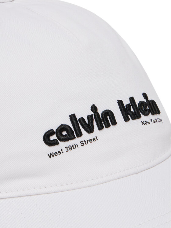 Calvin Klein Jeans Calvin Klein Jeans Czapka z daszkiem Small Monogram LV04G5061G Biały