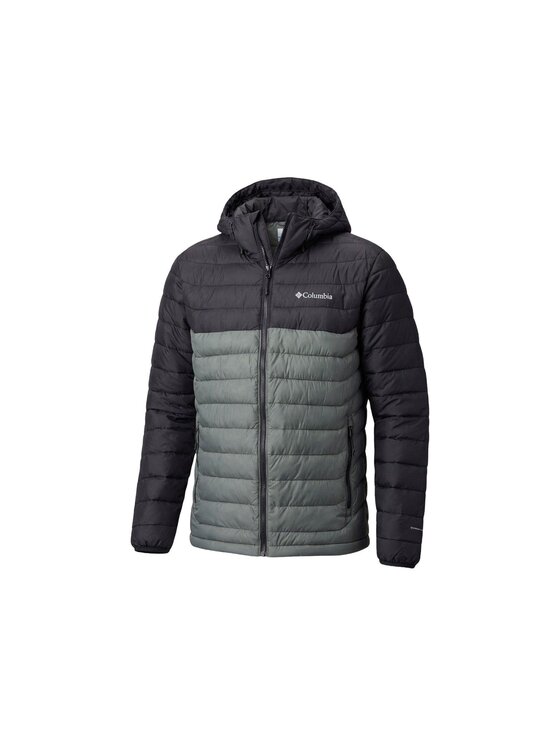 Columbia Columbia Kurtka przejściowa Powder Lite II Hooded Jacket 2086944342 Zielony Regular Fit