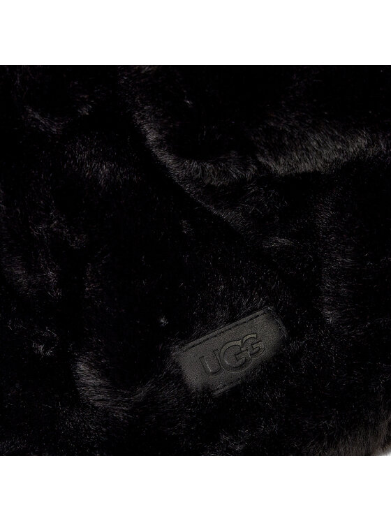 Ugg Ugg Шапка W Faux Fur Beanie W Pom 20941 Черен