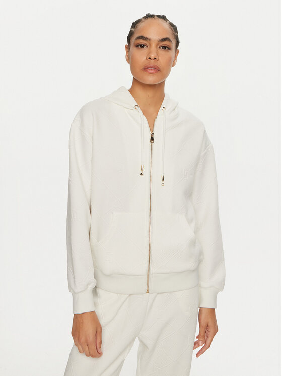 Gaudi Gaudi Majica dugih rukava 421BD64002 Écru Regular Fit