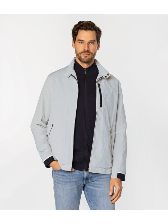 Lee Cooper Lee Cooper Kurtka przeciwdeszczowa SALOMON 2252 Szary jasny Regular Fit