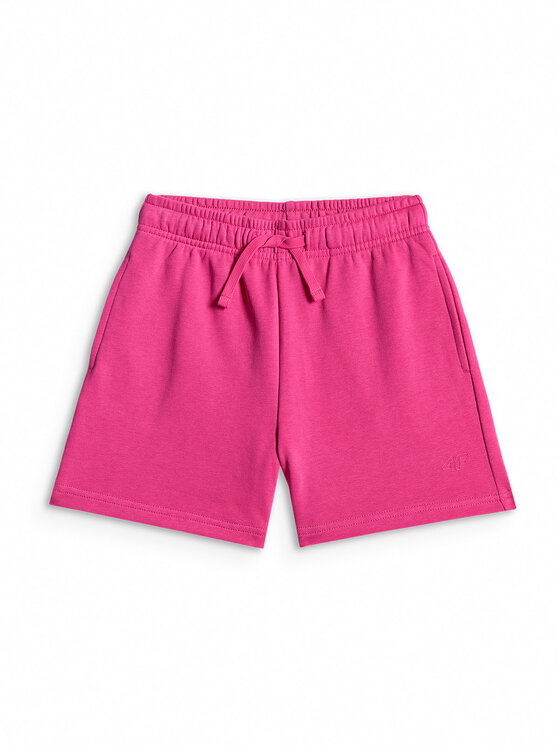 4F 4F Szorty sportowe BASIC+ Różowy Regular Fit