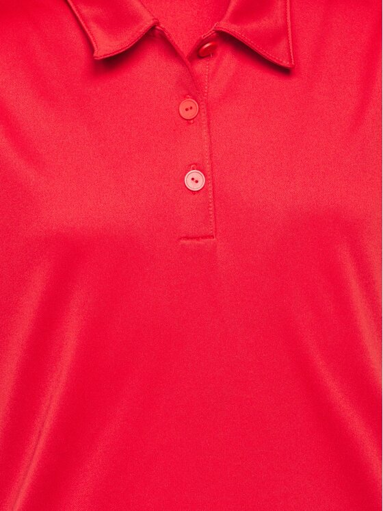 adidas adidas Polo 162300 Czerwony Regular Fit