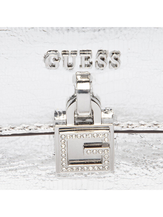 Guess Guess Kabelka Night Fall (MY) Evening Bags HWMY84 85770 Strieborná