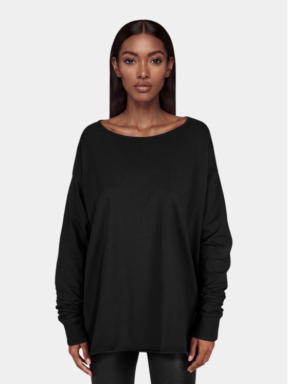 MADE BY SOCIETY MADE BY SOCIETY T-Shirt LOOSE FIT - T27830 Czarny Basic Fit