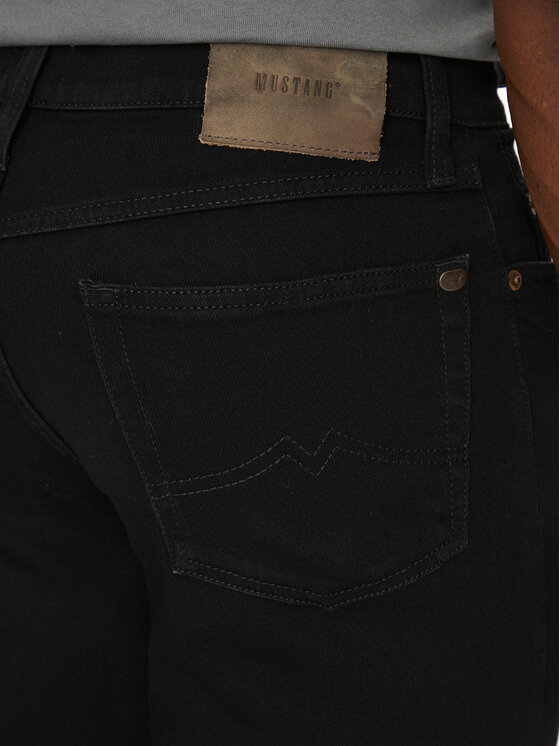 Mustang Mustang Jeans hlače Tramper 1006741 Črna Straight Fit
