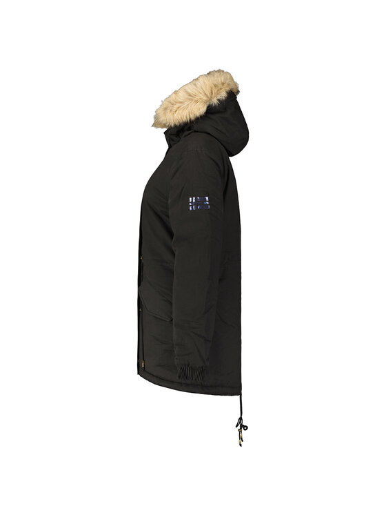 Geographical Norway Geographical Norway Parka WQ833F/GN-BLACK Czarny Reglan Fit