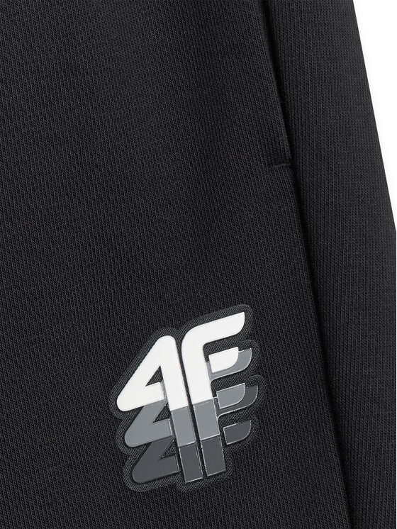 4F 4F Spodnie dresowe COMMERCIAL Czarny Loose Fit