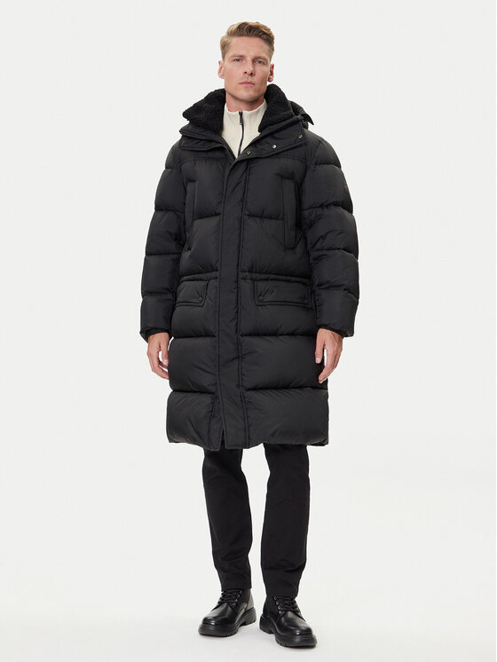 BOSS BOSS Geacă de iarnă Omont 50543617 Negru Oversize