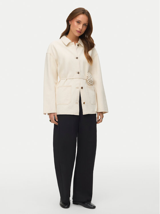 Vero Moda Vero Moda Джинсова куртка Sazzy 10339336 Бежевий Relaxed Fit