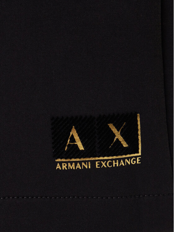 Armani Exchange Armani Exchange Szorty sportowe XM001887 AF10818 MC004 Czarny Regular Fit