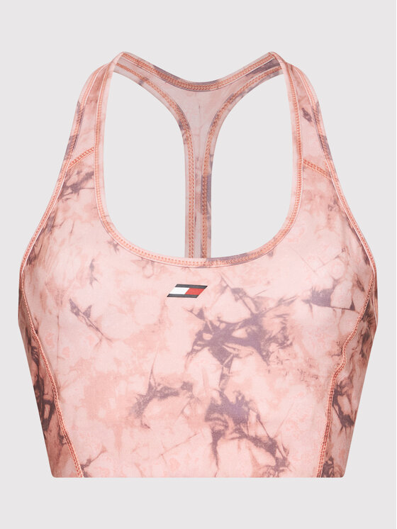 Tommy Hilfiger Tommy Hilfiger Biustonosz sportowy Mid Intensity S10S101155 Różowy