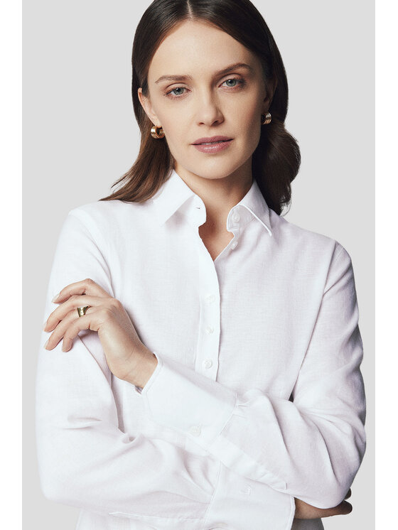 Lancerto Lancerto Koszula Elanor KO073125000006 Biały Slim Fit