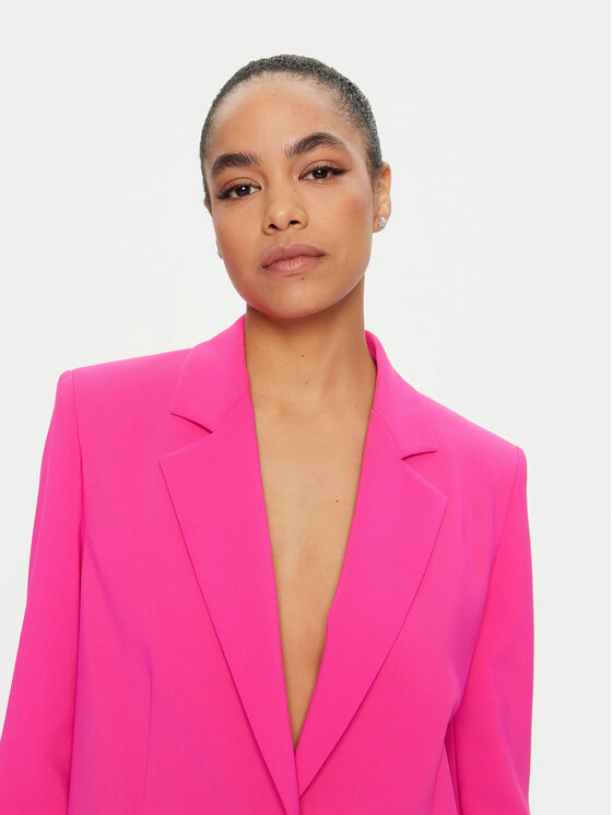 PINKO PINKO Marynarka Esagerata 102858 A1L8 Różowy Regular Fit