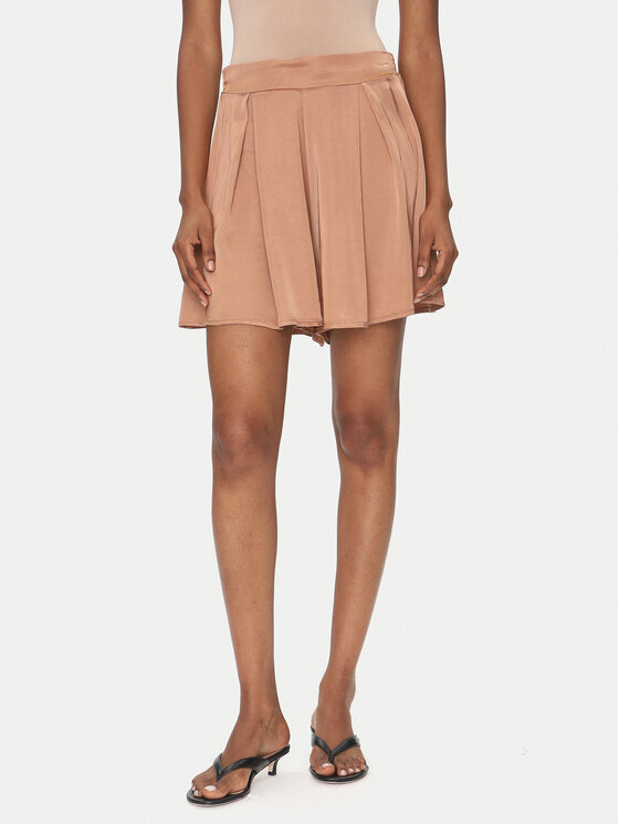 ViCOLO ViCOLO Šortky z materiálu TD0764 Béžová Regular Fit