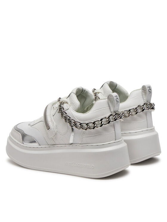 KARL LAGERFELD KARL LAGERFELD Laisvalaikio batai KL63543 Balta