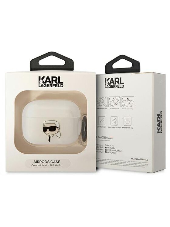 KARL LAGERFELD KARL LAGERFELD Etui na słuchawki AirPods Pro Przezroczysty