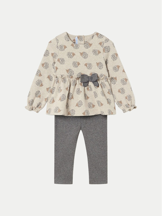 Mayoral Mayoral Комплект блуза и клин 2713 Сив Regular Fit