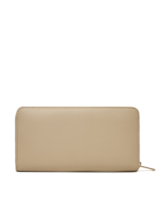 Tommy Hilfiger Tommy Hilfiger Portofel Mare de Damă Th Icon Lrg Za AW0AW17744 Bej