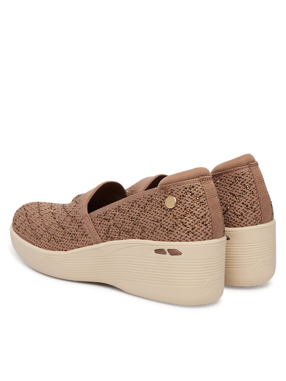 Skechers Skechers Półbuty Martha Stewart: Pier-Lite - My Reflection 188019/MOC Brązowy