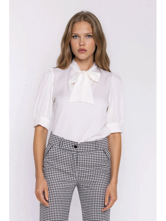NIFE NIFE Halenka B233 Krémová Regular Fit