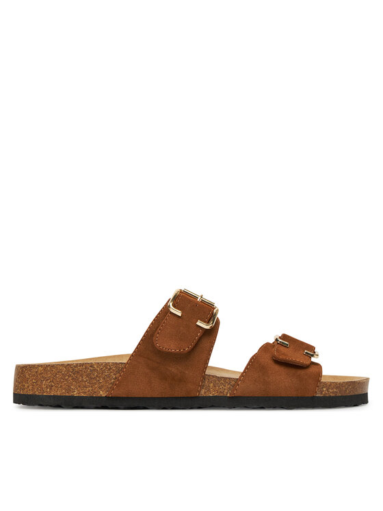 Şlapi ONLY Shoes Onlmaxi-13 Pu Strap Buckle 15331392 Maro