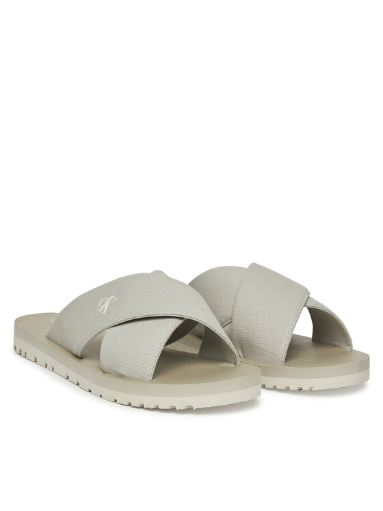 Calvin Klein Jeans Calvin Klein Jeans Klapki Cross Sandal Crxs Tx YM0YM01223 Szary