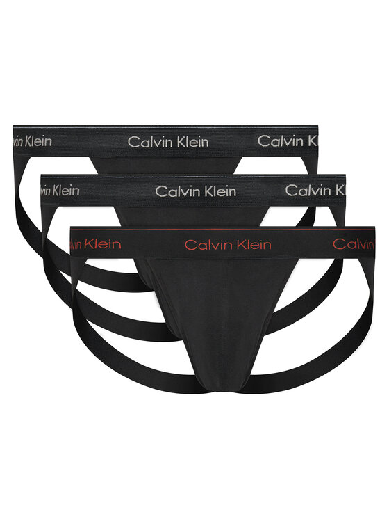 Calvin Klein Underwear Calvin Klein Underwear Set 3 parov slipov Jock Strap LV00NB4382 Pisana