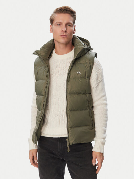 Calvin Klein Jeans Calvin Klein Jeans Varrukateta jakk LV04RG514G Khakivärviline Regular Fit
