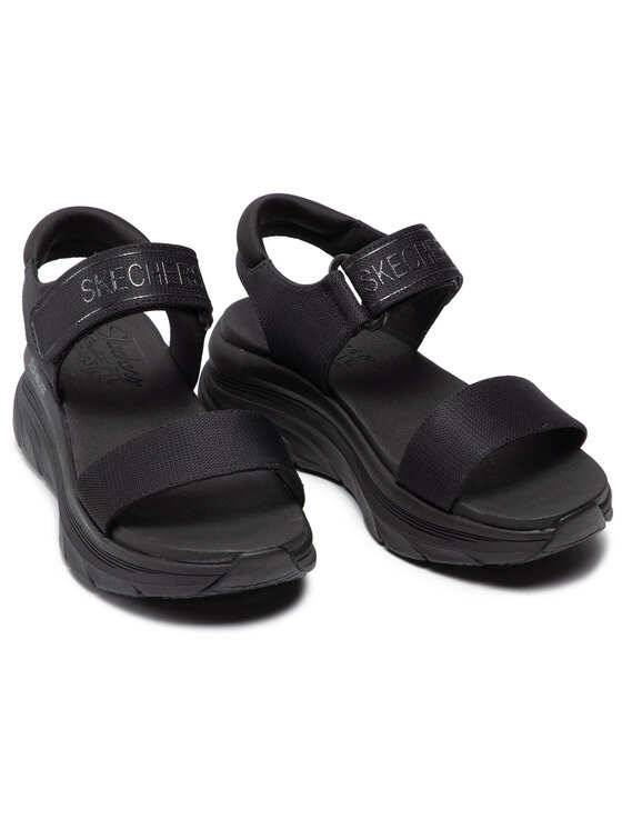 Skechers Skechers Sandały New Block 119226/BBK Czarny