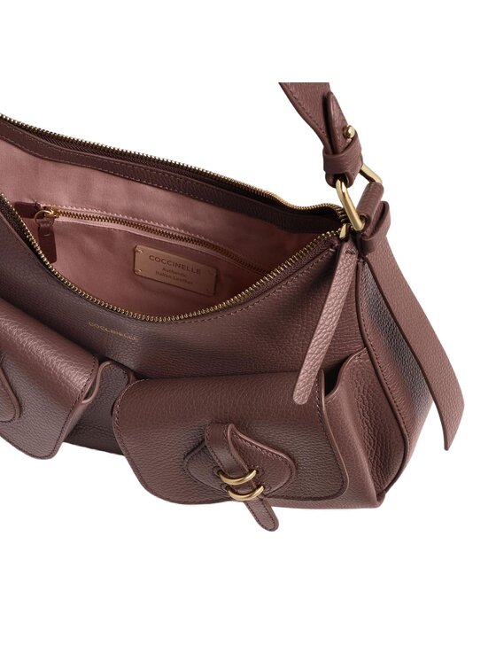 Coccinelle Coccinelle Torebka Mavery Pocket 2 Bordowy