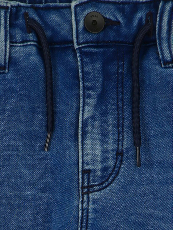 BOSS Boss Szorty jeansowe J50778 S Niebieski Regular Fit