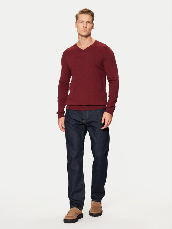 Selected Homme Selected Homme Sweter 16090147 Czerwony Regular Fit