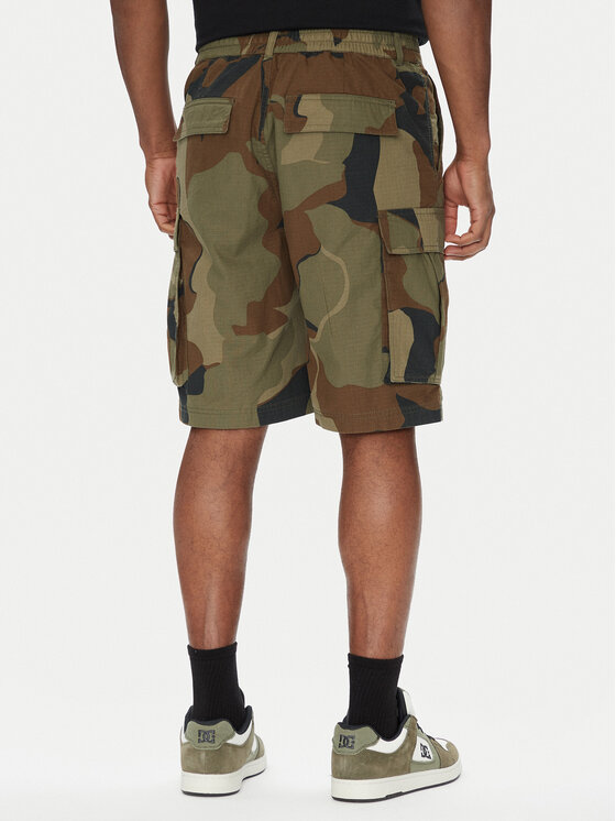 DC DC Pantaloncini di tessuto Tundra ADYWS03086 Verde Regular Fit