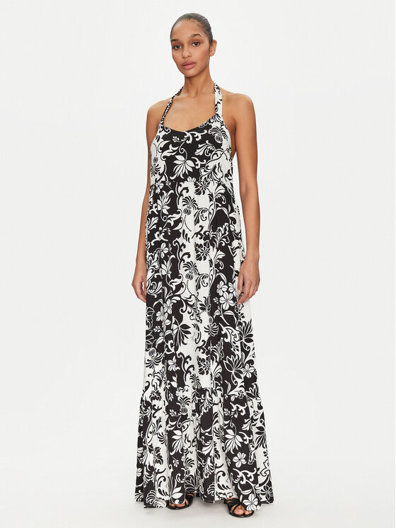 Gaudi Gaudi Vasarinė suknelė 511BD15012 Juoda Regular Fit