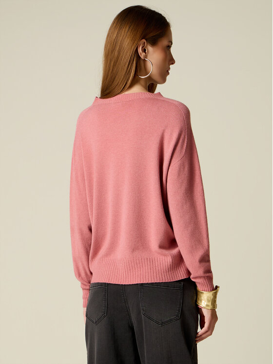 Oltre Oltre Maglione M153E002162N006 Rosa Regular Fit