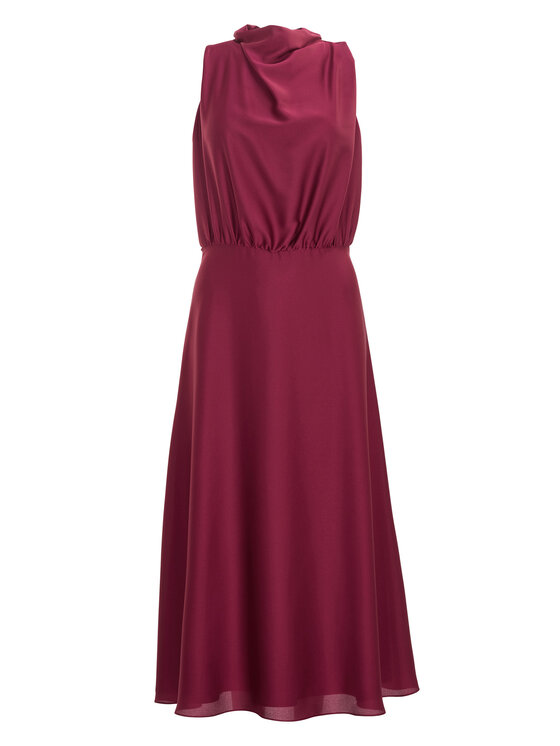 Swing Swing Коктейлна рокля 5AI13700 Бордо Regular Fit