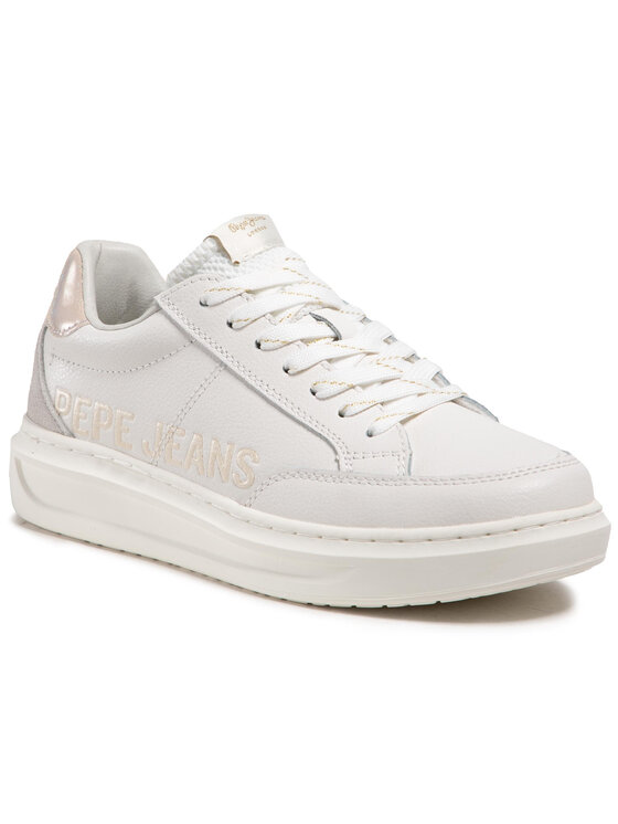 Pepe Jeans Sneakers Abbey Paddy PLS31151 Bianco • Modivo.it