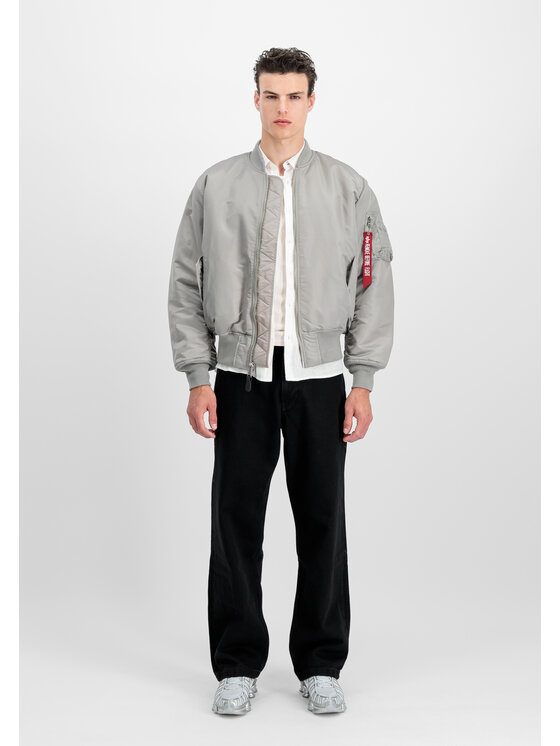 Alpha Industries Alpha Industries Kurtka bomber MA-1 Heritage Bomber Jacket Srebrny Core Fit