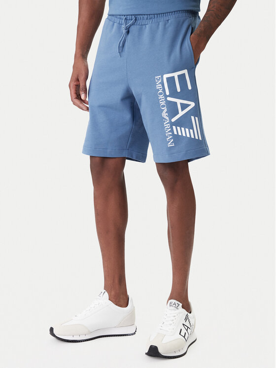 EA7 Emporio Armani EA7 Emporio Armani Športové kraťasy 7M001414 AF22266 UB064 Modrá Regular Fit